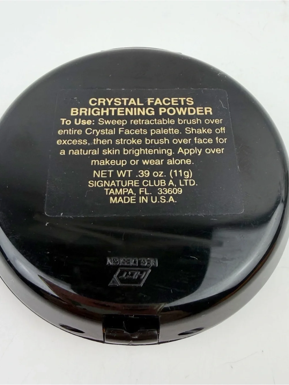 SIGNATURE CLUB A Crystal Facets Brightening Powder .39 oz Makeup New Old Stock